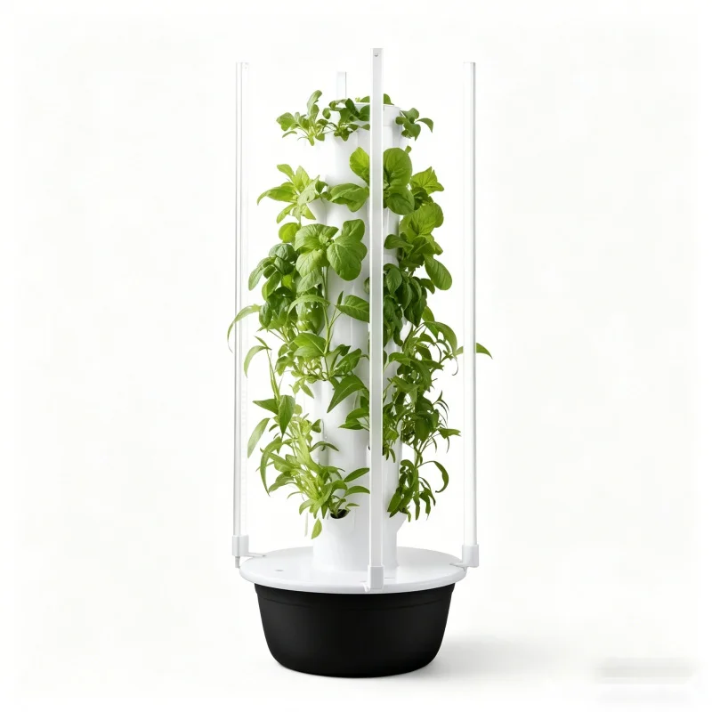 Smart Garden Vertical Planter - สวนปลูกผักแนวตั้ง 7 ชั้นแบบไฮโดรโปนิกส์ในร่ม ยี่ห้อ Spacetree พร้อมไฟปลูกพืช
