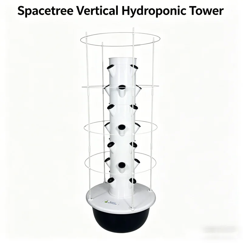 Smart Garden Vertical Planter - ระบบปลูกผักแนวตั้งอัจฉริยะในร่ม - ชุดปลูกผักและสมุนไพรแบบไร้ดินด้วยระบบ Aeroponic