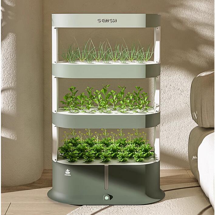 Smart Garden Vertical Planter - ระบบปลูกไฮโดรโปนิกส์ในร่มแนวตั้งสวนชาวไร่สมาร์ทขนาดเล็กปลูกไฮโดรโปนิกส์ระบบพืชเรือนกระจกกระถางดอกไม้ชุด