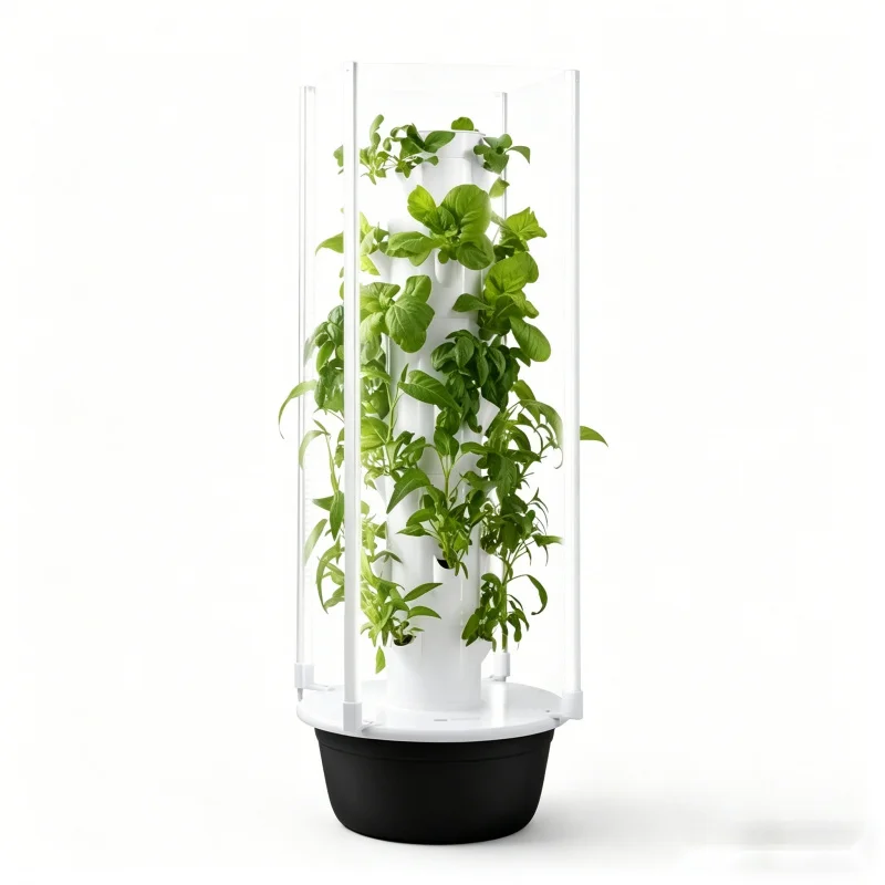 Smart Garden Vertical Planter - สวนปลูกผักไฮโดรโปนิกส์แนวตั้ง 9 ชั้น ยี่ห้อ Spacetree พร้อมไฟปลูกพืชอัจฉริยะ