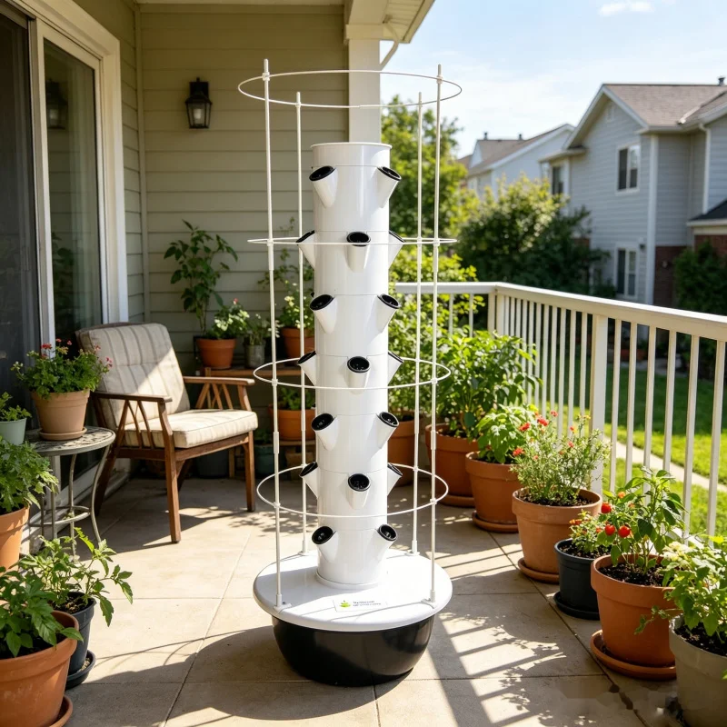 หอปลูกผักแนวตั้ง 7 ชั้น พร้อมโ - Smart Garden Vertical Planter บทวิจารณ์และราคา