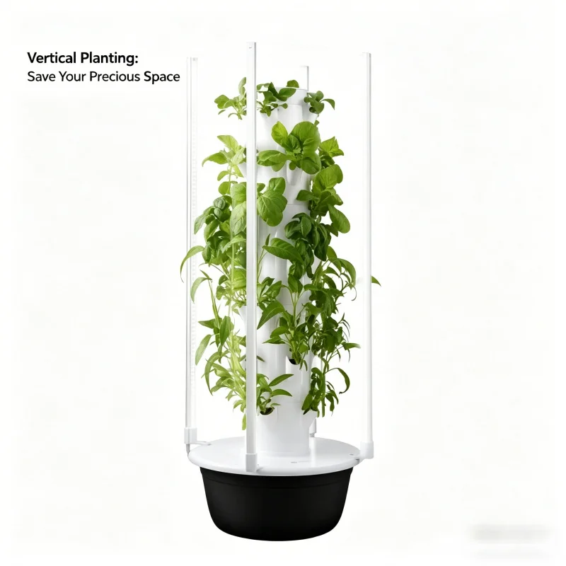 หอปลูกผักไฮโดรโปนิกส์ 5 ชั้น แ - Smart Garden Vertical Planter บทวิจารณ์และราคา