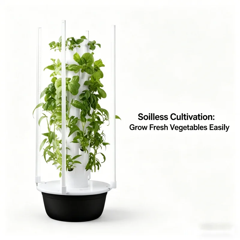 สวนปลูกผักแนวตั้ง 7 ชั้นแบบไฮโ - Smart Garden Vertical Planter บทวิจารณ์และราคา