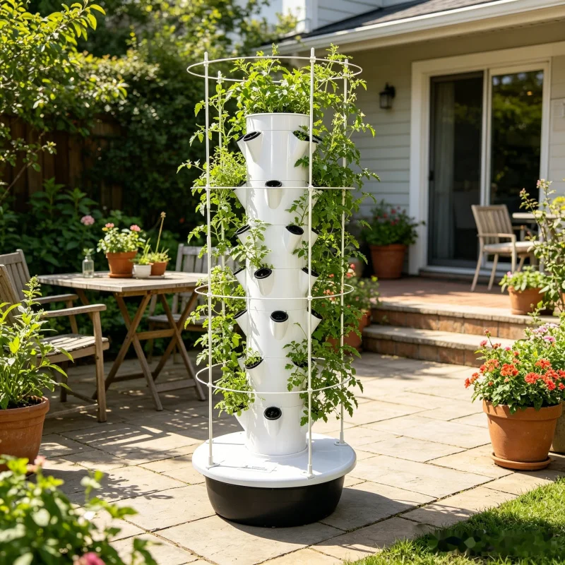 ระบบปลูกผักไฮโดรโปนิกส์แบบ 9 ช - Smart Garden Vertical Planter บทวิจารณ์และราคา