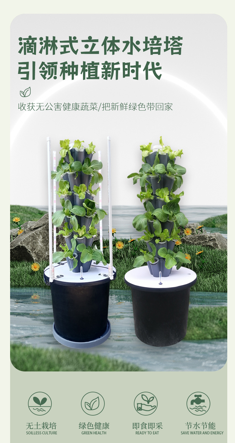 กระถางปลูกผักบนระเบียง ปลูกดอก - Smart Garden Vertical Planter บทวิจารณ์และราคา
