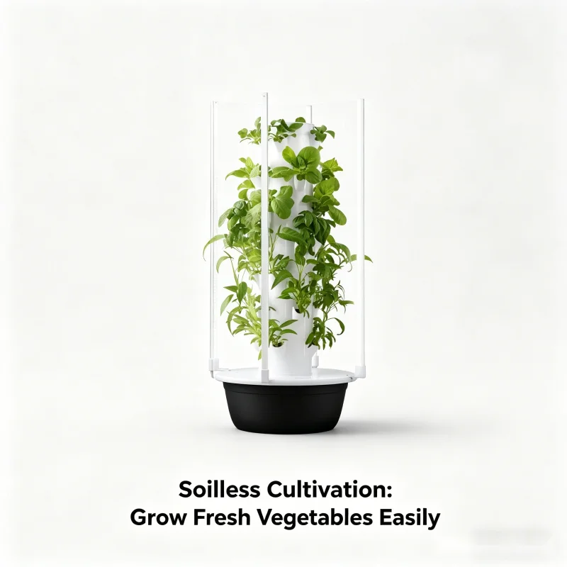 หอปลูกผักแนวตั้งแบบไฮโดรโปนิกส - Smart Garden Vertical Planter บทวิจารณ์และราคา