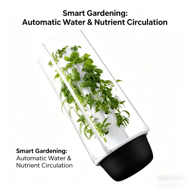 หอปลูกผักแนวตั้งแบบไฮโดรโปนิกส - Smart Garden Vertical Planter บทวิจารณ์และราคา
